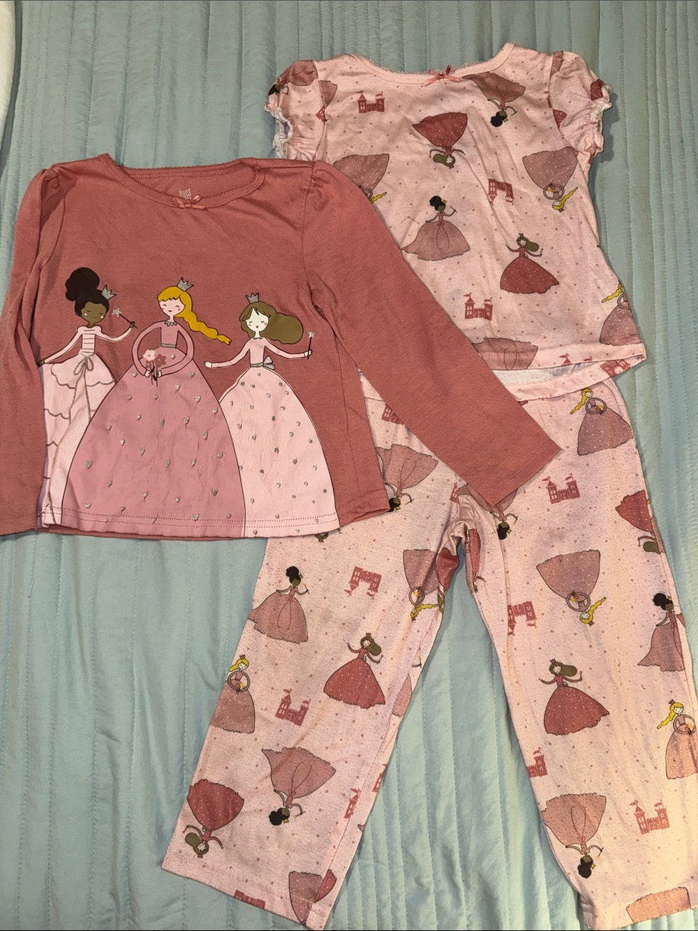 Pink Princess 3-Piece Pajama Set